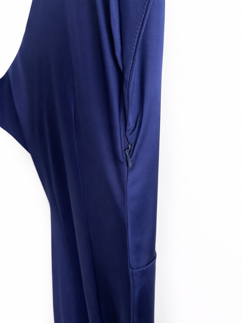 Atelier de La Hang (ADLH) Navy Blue Satin Maxi Dress - Picture 7 of 11